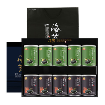 명품광천김 10캔김 프리미엄 선물세트